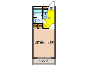 レオパレス志賀の物件間取画像